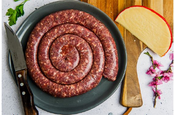 Beef Cheddar Melt Sausage. 🇿🇦 2kg ( 4x500g)