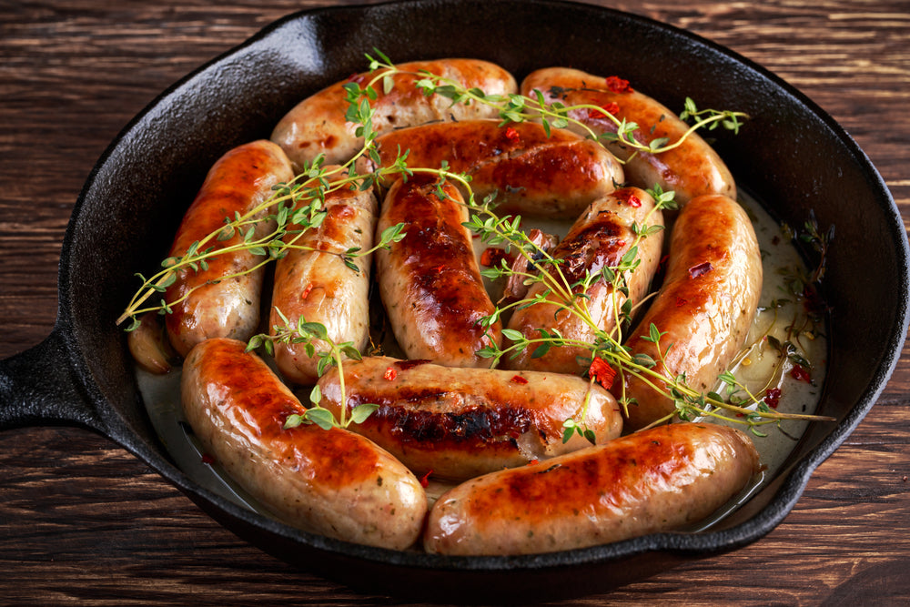 British Pork Bangers 24 Large 🇬🇧 ( Leek & Rosemary) 2.6kg